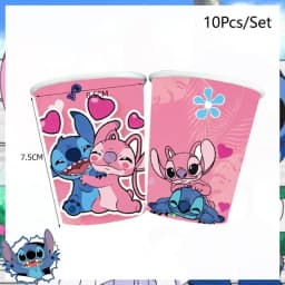 Disney Lilo and Stitch Birthday Party Decoration Disposable Tableware Candy Bag Tablecloth Paper Cup Plate Napkin Supplies Kit