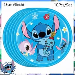 Disney Lilo and Stitch Birthday Party Decoration Disposable Tableware Candy Bag Tablecloth Paper Cup Plate Napkin Supplies Kit