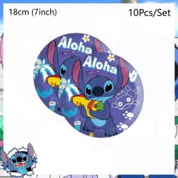 Disney Lilo and Stitch Birthday Party Decoration Disposable Tableware Candy Bag Tablecloth Paper Cup Plate Napkin Supplies Kit