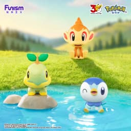 New Original Funism Pokémon First Partner Blind Box 30th Anniversary Series Blind Box Anime Character Model Collection Gift Toy