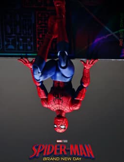 In Stock Blokees Spider Man Assembly Model Kit Brand New Day Spiderman Action Figure Peter Parker ABS Champion Class Kid Toy