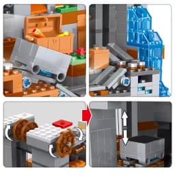 The Cave Village Special Edition Building Blocks With Steve Action Figures Compatible My World Set Toy