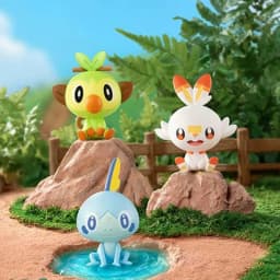 Pokermon 30th Anniversary Original Partners Blind Box Mini Figure The Starter Charmander Squirtle Bulbasaur Collect Toys Gifts