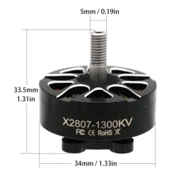 4pcs RC DIY Parts X2807 2807 Motor 1300KV 4S 1500KV 1700KV 6S Brushless Motor for FPV 7inch Long Range Mark4 LR7 Drones