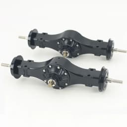 1 Set Simulation Metal Rear Axle for 1/14 Tamiya RC Truck Car For scania 770S For volvo FH16 For man Diy Parts Toys