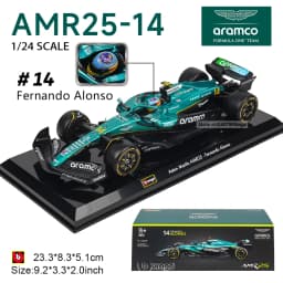 Bburago 1:24 2022~2025 Mercedes W15 44# Hamilton 63# Russell F1 series various styles Red Bull Ferrari McLaren Alloy car model