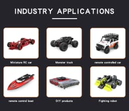 HotRC CT-10B 10CH Transmitter Color Screen Metal/Plastic Handwheel Remote Control 4/6/8/10CH Gyro Receiver for RC Car Truck Boat