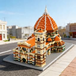 5278PCS Classic Architecture Building Block Model Micro-Block Assembly for Adults, Stress Relief Handcraft Display, Perfect Holi