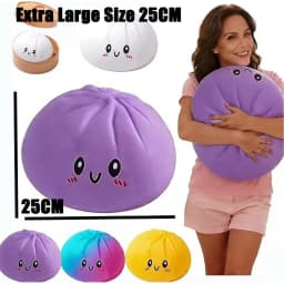 New 25cm Colorful Dumpling Big Stress Balls Reusable Low Rebound Decompression Dough Ball Unique Home Decoration Birthday Gift