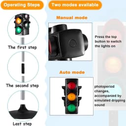 Simulation Traffic Light Toy Traffic Signal Model, Children's Traffic Light Toy, Children's Puzzle Toy Model