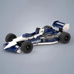 New MOC Speed Series 1983 Race BT52B Racing Car Model Building Blocks DIY Modular Assembly Children's Toy Boy Birthday Gift