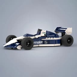 New MOC Speed Series 1983 Race BT52B Racing Car Model Building Blocks DIY Modular Assembly Children's Toy Boy Birthday Gift