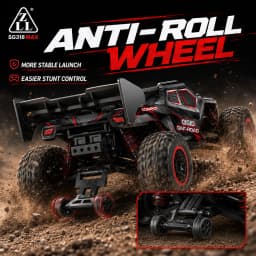 80Km/H High Speed 4Wd Remote Control Car with Brushless Motor 2.4g Remote Control Car with Wear-Resistant Tires Rc Wheelie Car