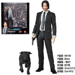 Mafex 085 John Wick Action Figure Collectible Model Joint Can Move Desktop Decoration Children'S Birthday Present Toys Ornament