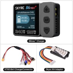 SKYRC B6neo+ Smart Charger High Power DC240W PD126W Multilanguage Balance Charger New B6neo Plugs
