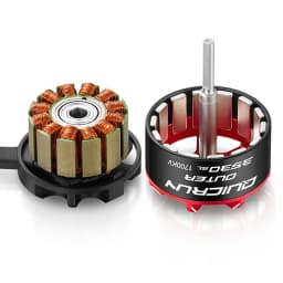 Hobbywing Quicrun WP 10BL80 2-4S 80A Waterproof ESC & Outer 3530SL 1700KV/2200KV Motor