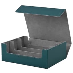 Trading Card Storage Box, Can Hold 1800+ Single Sleeved Cards, Magnetic Closure PU Leather Card Box, Fits for TCG Cards