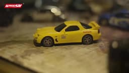 1:43 RC Drift Car 4WD Remote Control Racing Car Mazda RX7 Subaru STI with LED Lights High Speed Mini Vehicle Toy Gift for Boys