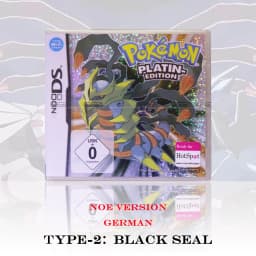 NOE Version Pokémon Platin-Edition New Sealed Package DS Video Game Card With Box and Manuals For DS 2DS 3DS Console