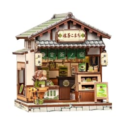 CUTEBEE Book Nook Kit DIY Wooden Doll House Miniature Model for Amazing Gifts Japanese Style