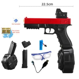 2026 New Model G17 Toy Gun Camouflage New Style with Electric and Manual Two-In-One Function, with 3.7V Lithium Battery and Charging Cable, Magazine and Bullets