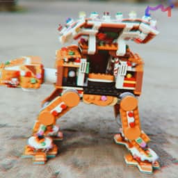 In Stock 2026 New Gingerbread At-at Walker With Figures Model Toys Diy Toys Building Blocks For Adults Christmas Birthday Gifts