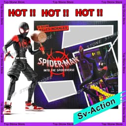 13cm Sentinel Miles Morales Action Figure Model Toys PVC Collection Sv Action Spider Brand New Day Figures