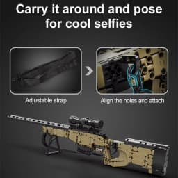New City Technical Police Military Weapon Sniper Rifle Building Blocks AWM For Assault Rifle Brick Toy for Kids Christmas Gifts