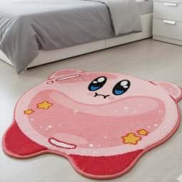 Cartoon Cute Pokemon Rug Anime Kirby Floor Rug Kids Room Gaming Decor Room Art Printed Handmade Carpet for Home Decor
