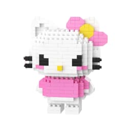 Sanrio Anime Building Blocks Kawaii Hello Kitty Kuromi MyMelody Cinnamoroll Diamond Building Blocks Doll Toy Kids Birthday Gift