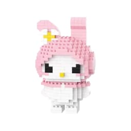Sanrio Anime Building Blocks Kawaii Hello Kitty Kuromi MyMelody Cinnamoroll Diamond Building Blocks Doll Toy Kids Birthday Gift
