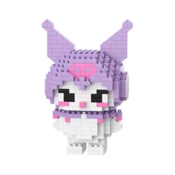 Sanrio Anime Building Blocks Kawaii Hello Kitty Kuromi MyMelody Cinnamoroll Diamond Building Blocks Doll Toy Kids Birthday Gift