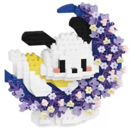 Sanrio Anime Building Blocks Kawaii Hello Kitty Kuromi MyMelody Cinnamoroll Diamond Building Blocks Doll Toy Kids Birthday Gift