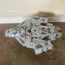 NEW Space Nine USS Defiant NX-74205 Midi-Scale Building Blocks DIY MOC Spaceship Assembly Bricks Kids Christmas Toy Gift 665Pcs