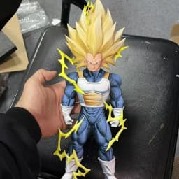 HY Statue Dragon Ball Z Ssj3 Vegeta Figure Replace arms Super Saiyan 3 Vegeta Pvc Action Figures Collection Model Toys Gifts