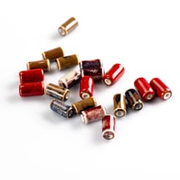 17mm Multicolor cylindrical ceramic beads Porcelain Crafts Jewelry Handmade DIY Materials #92569