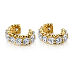 CRMYA Gold color Hoop Earrings For Women Fashion CZ Zircon Piercing Women's Stud Dangle Earrings 2022 Jewelry Wholesale