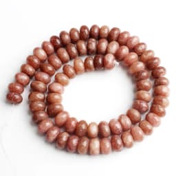 Natural Gem Stone Morganite Angelite Jades Aquamarines Rondelle Spacer Beads for Jewelry Making DIY Bracelet 15'' Wholesale