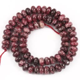 Natural Gem Stone Morganite Angelite Jades Aquamarines Rondelle Spacer Beads for Jewelry Making DIY Bracelet 15'' Wholesale