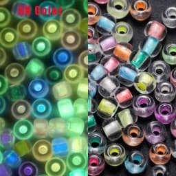 600Pcs/Lot 3mm Frosted Luminous Seed Beads Loose Spacer Beads for DIY Necklace Bracelet Earrings Jewelry Making Accessories