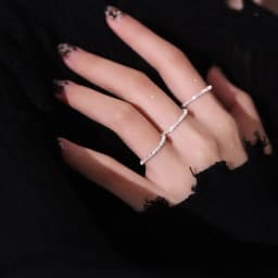 SUMENG New Arrival 2024 Fashion Sparkling Simple Style Versatile Decorative Compact Index Finger Ring For Women Jewelry Gifts