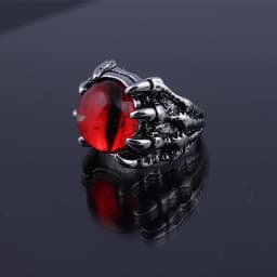 4 Style Fashion Creative Evil Eye Rings for Men Women Personality Male Punk Ring Jewelry Men's Bar Night Club Accessories Gifts