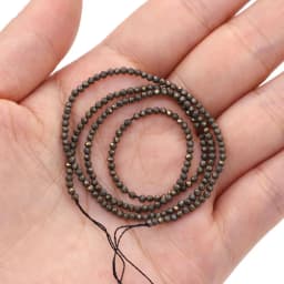 100% Natural Stone Beads Small Faceted Beads for Women Jewelry Making DIY Necklace Bracelet Accessories 2-3mm 15inch