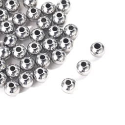 Stainless Steel Spacer Beads For Bracelets Jewelry Interlayer DIY Separators For Stainless Steel Jewelry Materials Accessories