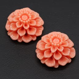 Natural Coral Flower-shape Ring Face Beads Handmade Craft For Jewelry Making DIY Necklace Bracelet Earring Accessory Charm Gift