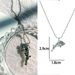 Vintage Design Gun Revolver Pendant Necklace Fashion Retro Geometric Charms Choker Jewelry Party Gift For Women Men