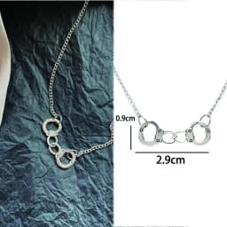 Vintage Design Gun Revolver Pendant Necklace Fashion Retro Geometric Charms Choker Jewelry Party Gift For Women Men