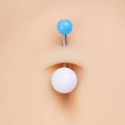 5Pcs/lot Candy Colors Acrylic Belly Button Rings for Women 316L Stainless Steel Bar Belly Navel Sexy Piercings Body Jewelry 14G
