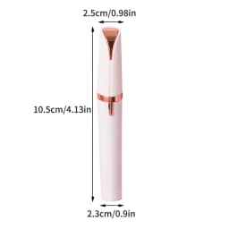Electric Eyebrow Trimming Tool For Beginners Automatic Electric Eyebrow Trimmer Nose Hair Shaving Brush Scraper 1pc