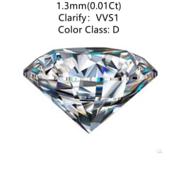 Factory Wholesale 100% Real Moissanite Diamond VVS1 D Color Lab Grown Loose Gems Diy Material for Jewelry